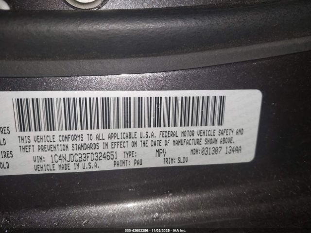 2015 JEEP COMPASS 1C4NJDCB3FD324651 Photo 8