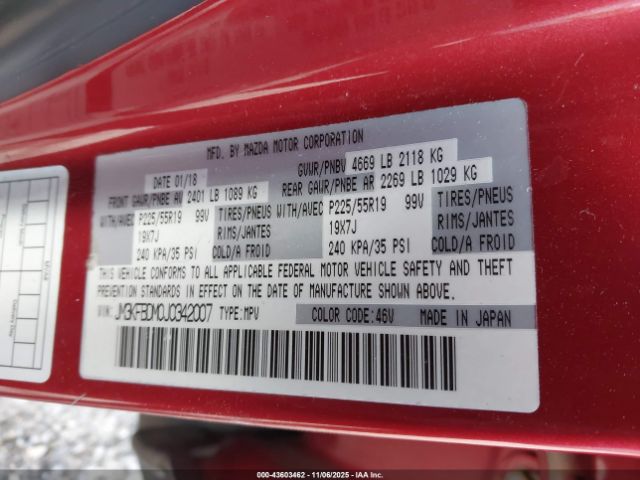 2018 MAZDA CX-5 JM3KFBDM0J0342007 Photo 8