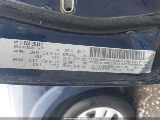 2017 DODGE JOURNEY 3C4PDCAB0HT590591 Photo 8