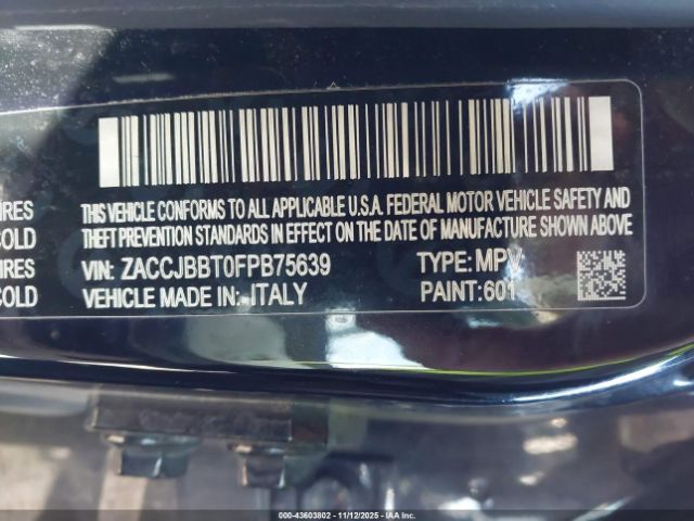 2015 JEEP RENEGADE ZACCJBBT0FPB75639 Photo 8