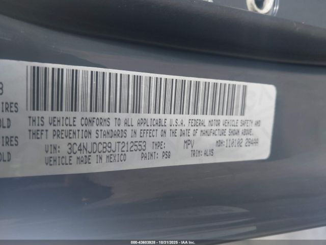 2018 JEEP COMPASS 3C4NJDCB9JT212553 Photo 8