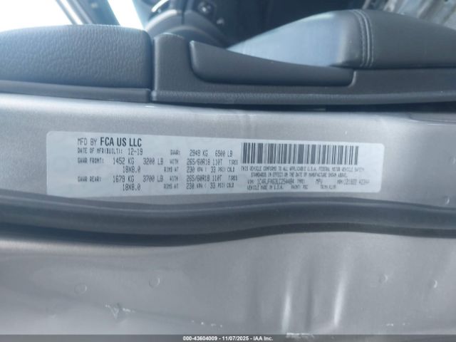 2020 JEEP GRAND CHEROKEE 1C4RJFAG3LC254484 Photo 8