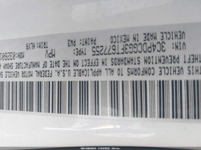 2015 DODGE JOURNEY 3C4PDCGG3FT677255 Photo 8