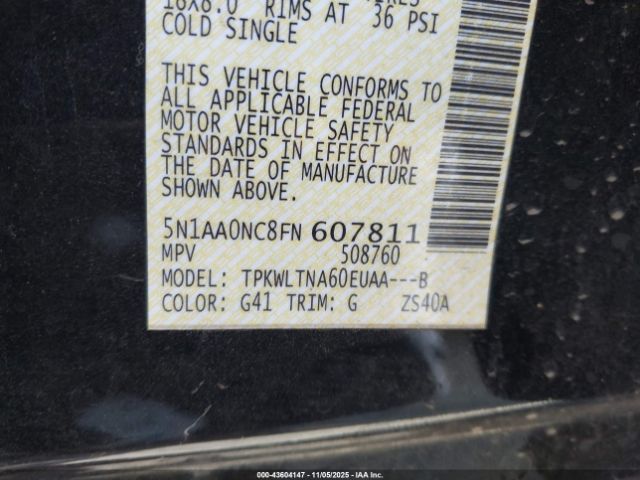 2015 NISSAN ARMADA 5N1AA0NC8FN607811 Photo 8