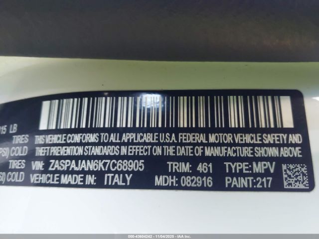 2019 ALFA ROMEO STELVIO ZASPAJAN6K7C68905 Photo 8