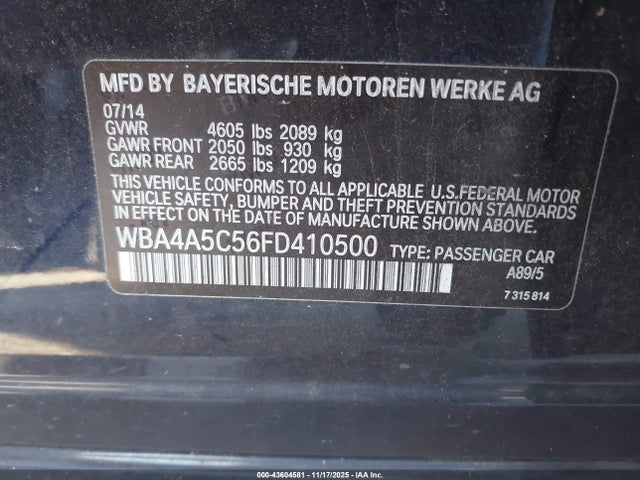 2015 BMW 428 GRAN COUPE WBA4A5C56FD410500 Photo 8