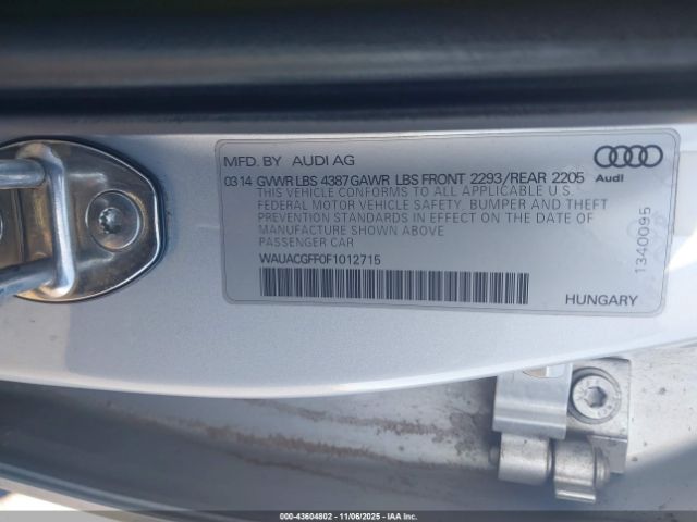 2015 AUDI A3 WAUACGFF0F1012715 Photo 8