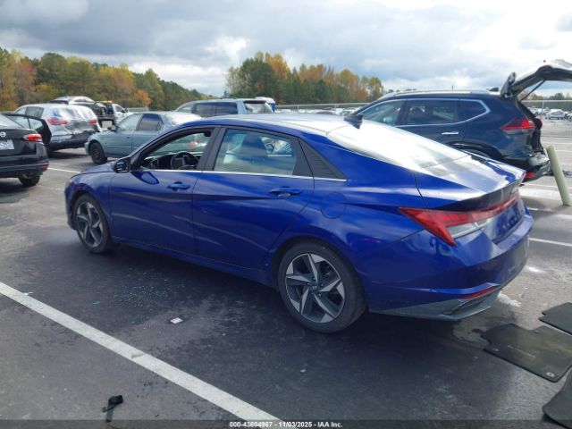 2021 HYUNDAI ELANTRA 5NPLN4AG6MH016486 Photo 2