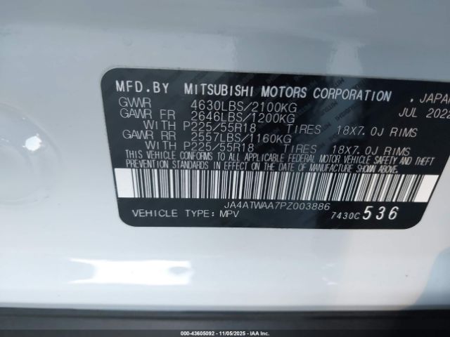 2023 MITSUBISHI ECLIPSE CROSS JA4ATWAA7PZ003886 Photo 8