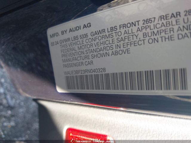 2024 AUDI A6 WAUE3BF23RN040328 Photo 8