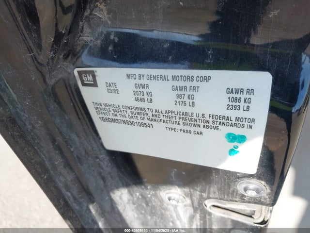 2003 CADILLAC CTS 1G6DM57N830108541 Photo 8