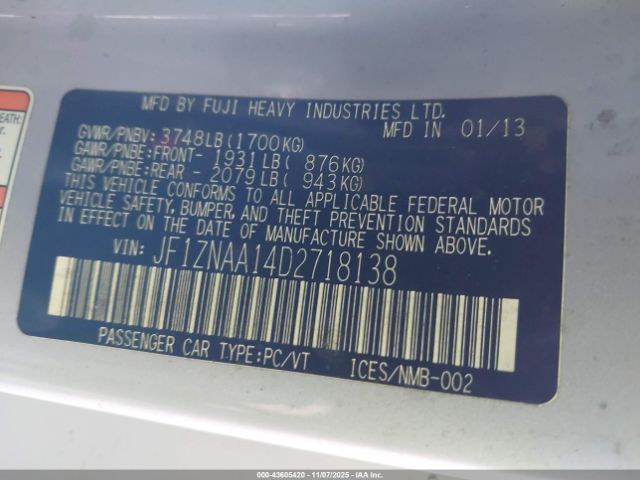 2013 SCION FR-S JF1ZNAA14D2718138 Photo 8