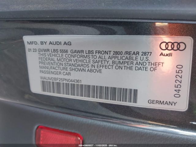 2023 AUDI A6 WAUM2BF25PN044361 Photo 8