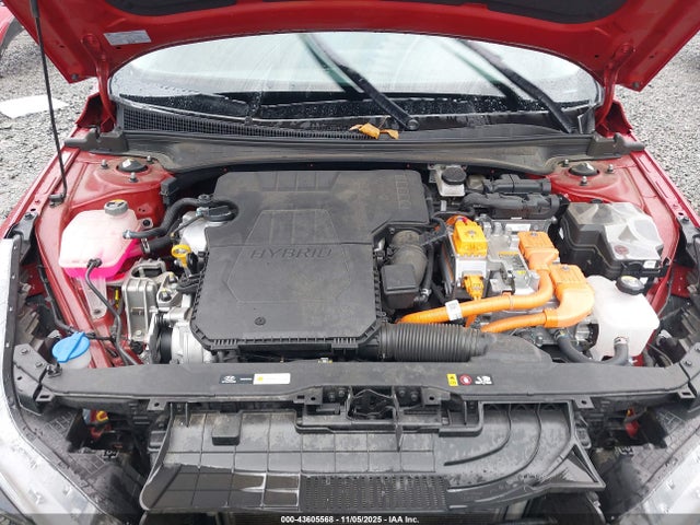 KMHLM4AJ6NU016084 Hyundai Elantra Hybrid Blue
