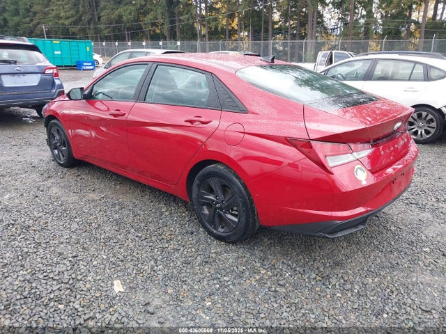 KMHLM4AJ6NU016084 Hyundai Elantra Hybrid Blue