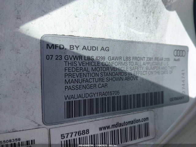 2024 AUDI A3 WAUAUDGY1RA015705 Photo 8