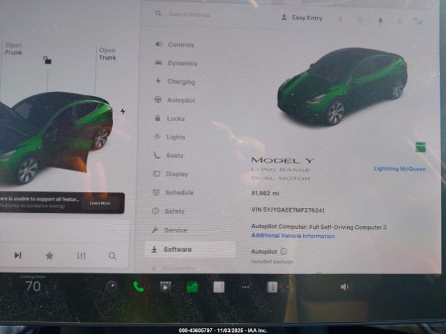 2021 TESLA MODEL Y 5YJYGAEE7MF276241 Photo 6