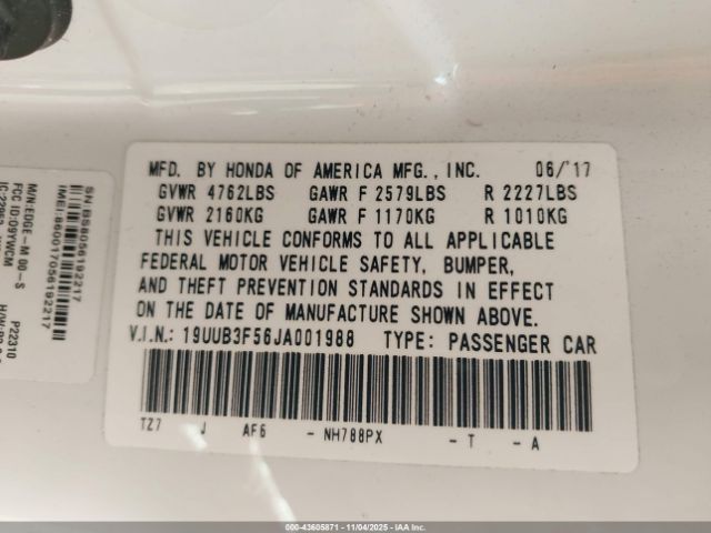 2018 ACURA TLX 19UUB3F56JA001988 Photo 8
