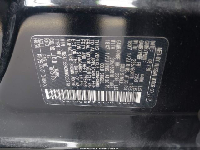 2021 NISSAN ROGUE JN8AT3BA3MW002318 Photo 8