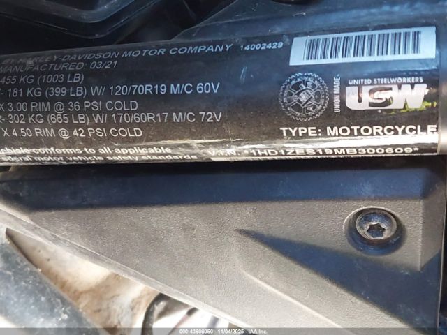 2021 HARLEY-DAVIDSON RA1250 1HD1ZES19MB300609 Photo 9