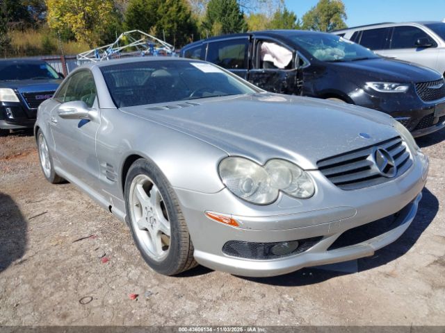 2003 MERCEDES-BENZ SL 500 WDBSK75F33F002138