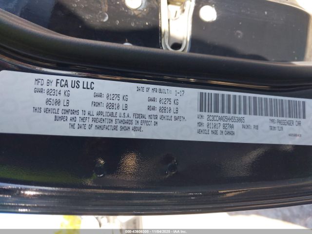 2017 CHRYSLER 300 2C3CCAAG5HH553065 Photo 8