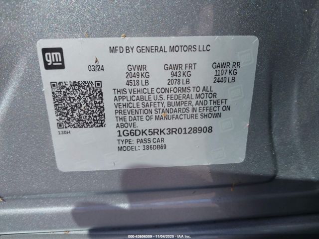 2024 CADILLAC CT4 1G6DK5RK3R0128908 Photo 8