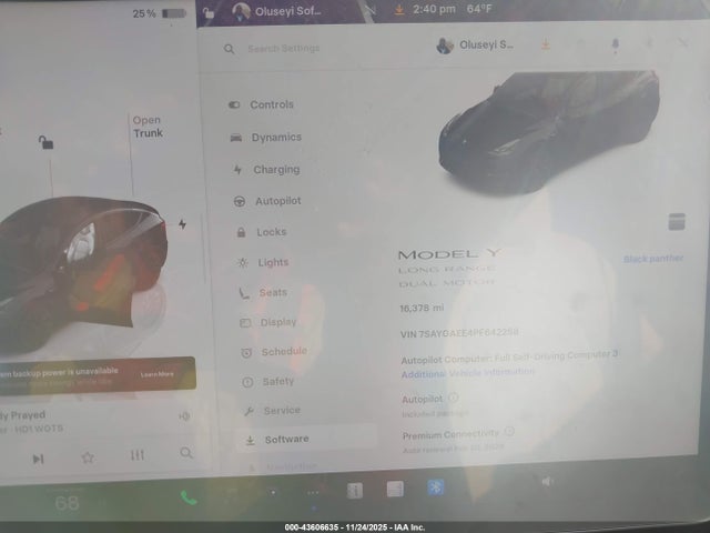 2023 TESLA MODEL Y 7SAYGAEE4PF642258 Photo 6