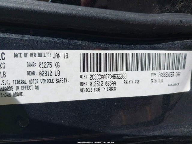 Aukcja sprzedaży 2013 Chrysler 300 Motown, vin: 2C3CCAAG7DH632263, numer aukcji: 43606669
