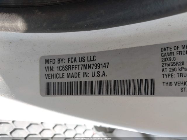 2021 RAM 1500 1C6SRFFT7MN799147 Photo 8