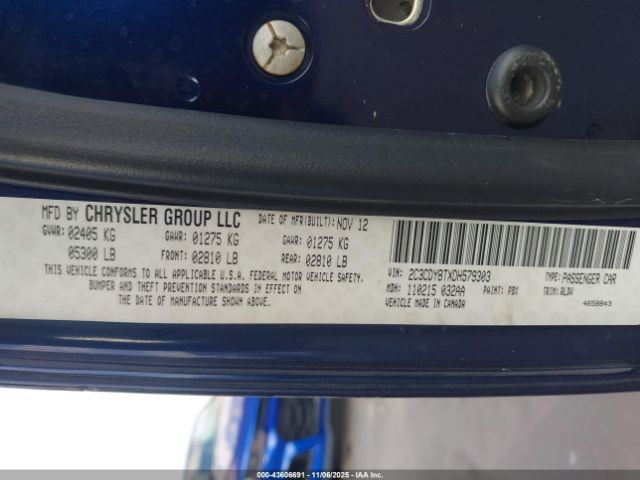 2013 DODGE CHALLENGER 2C3CDYBTXDH579303 Photo 8