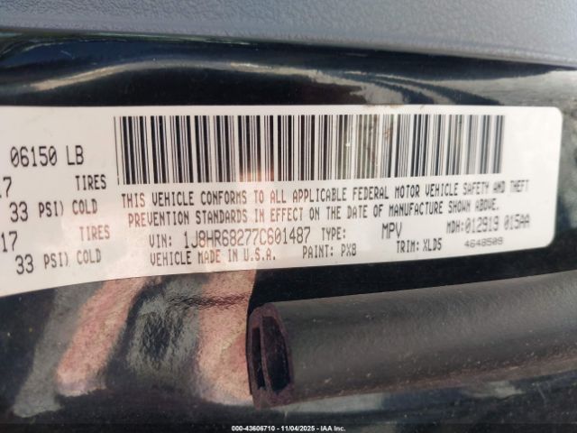 2007 JEEP GRAND CHEROKEE 1J8HR68277C601487 Photo 8