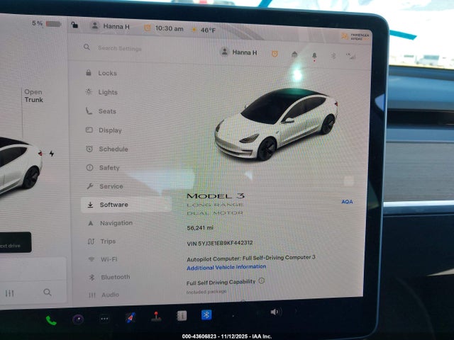 2019 TESLA MODEL 3 5YJ3E1EB9KF442312 Photo 6