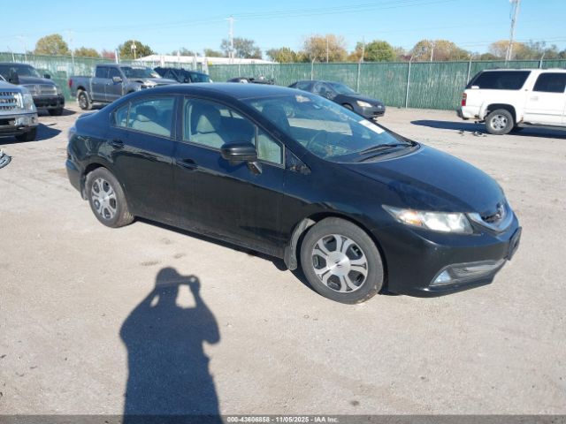 2014 HONDA CIVIC HYBRID 19XFB4F36EE001200