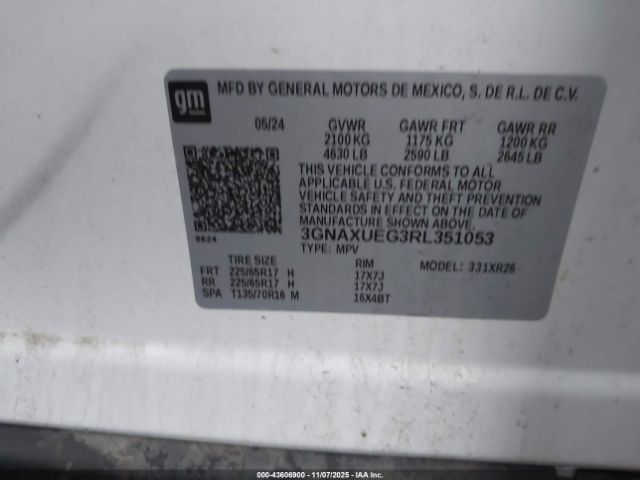 2024 CHEVROLET EQUINOX 3GNAXUEG3RL351053 Photo 8