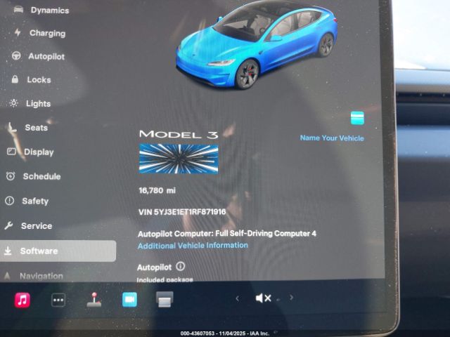 2024 TESLA MODEL 3 5YJ3E1ET1RF871916 Photo 6