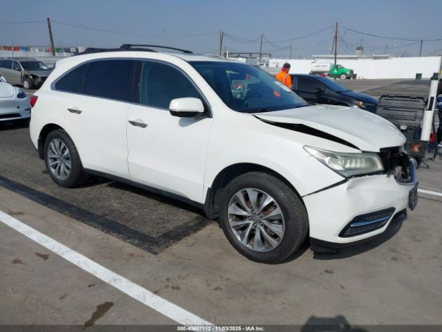 2016 ACURA MDX 5FRYD3H47GB021390
