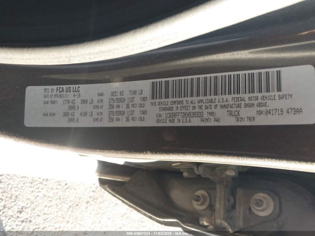 2019 RAM 1500 1C6SRFFT2KN539333 Photo 8