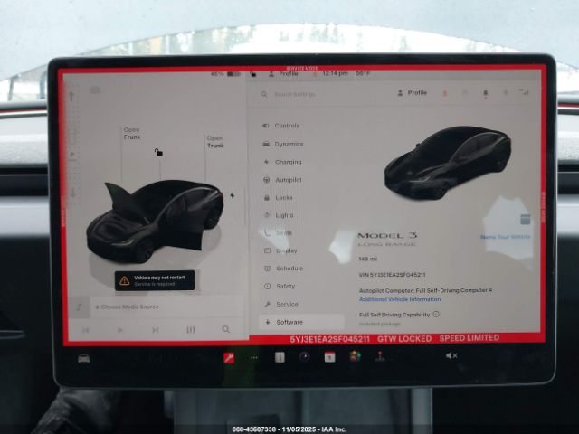 2025 TESLA MODEL 3 5YJ3E1EA2SF045211 Photo 6