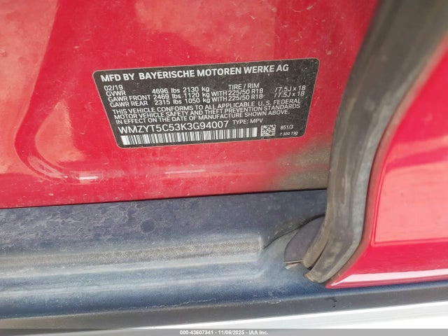 2019 MINI COUNTRYMAN WMZYT5C53K3G94007 Photo 8