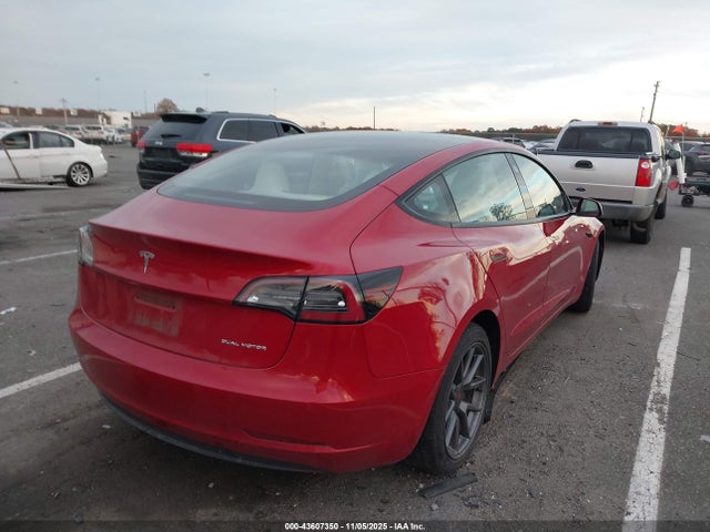 43607350 :رقم المزاد ، 5YJ3E1EB9NF367308 vin ، 2022 Tesla Model 3 Long Range Dual Motor All-wheel Drive مزاد بيع