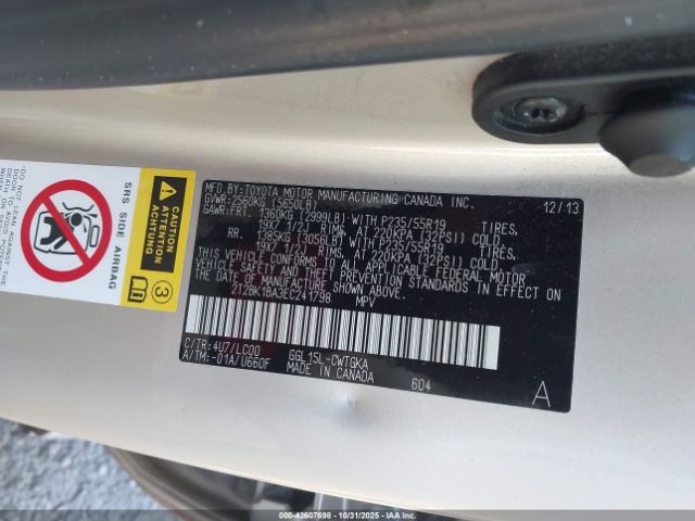 2014 LEXUS RX 350 2T2BK1BA3EC241798 Photo 8