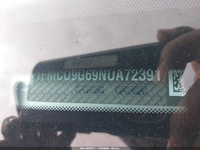 Aukcja sprzedaży 2022 Ford Escape Se, vin: 1FMCU9G69NUA72391, numer aukcji: 43607811