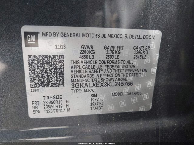 2019 GMC TERRAIN 3GKALXEX3KL245766 Photo 8