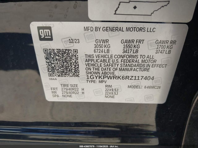 2024 CADILLAC LYRIQ 1GYKPWRK6RZ117404 Photo 8