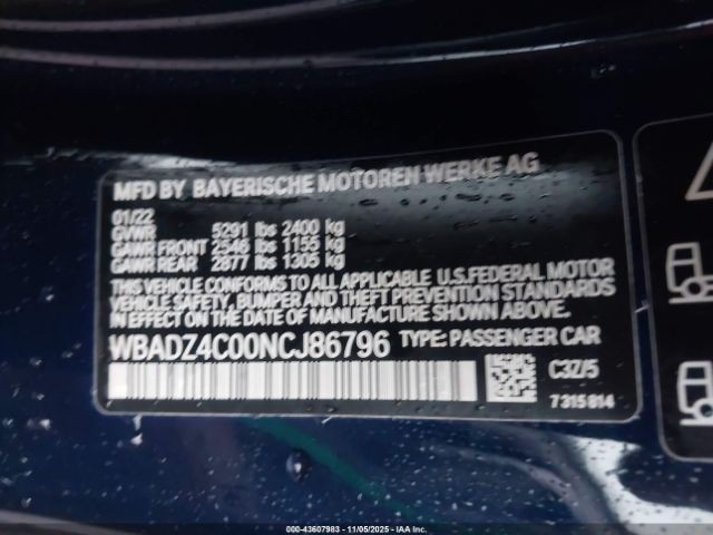 2022 BMW 840 WBADZ4C00NCJ86796 Photo 8