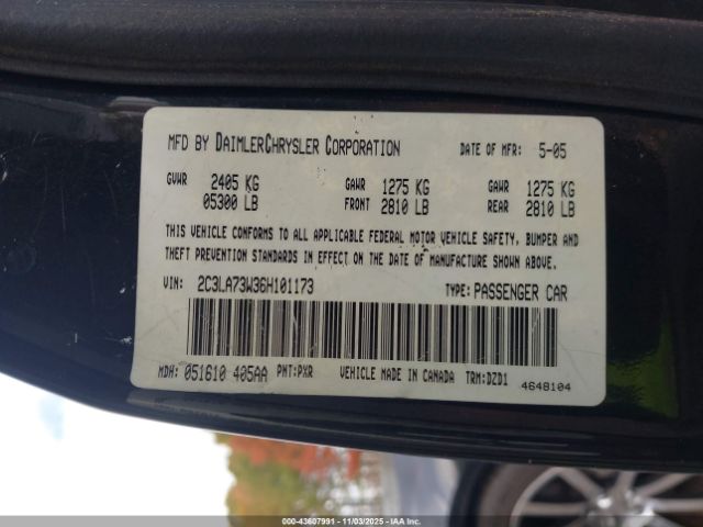 2006 CHRYSLER 300C 2C3LA73W36H101173 Photo 8