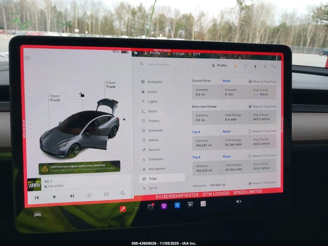 2022 TESLA MODEL 3 5YJ3E1EBXNF103725 Photo 6