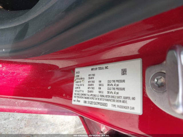 2023 TESLA MODEL 3 5YJ3E1EA7PF656083 Photo 8