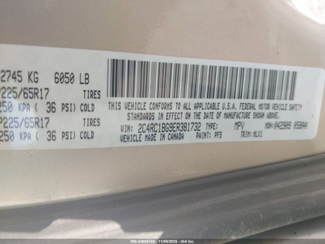 2014 CHRYSLER TOWN & COUNTRY 2C4RC1BG9ER381732 Photo 8